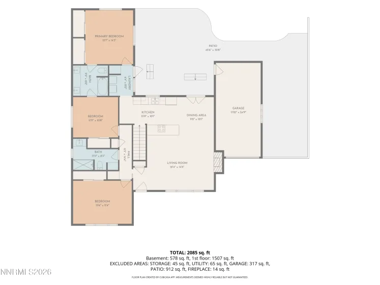 1720 Allen, Reno, Nevada 89509, 3 Bedrooms Bedrooms, ,2 BathroomsBathrooms,Residential,Residential,Allen,0,260012302