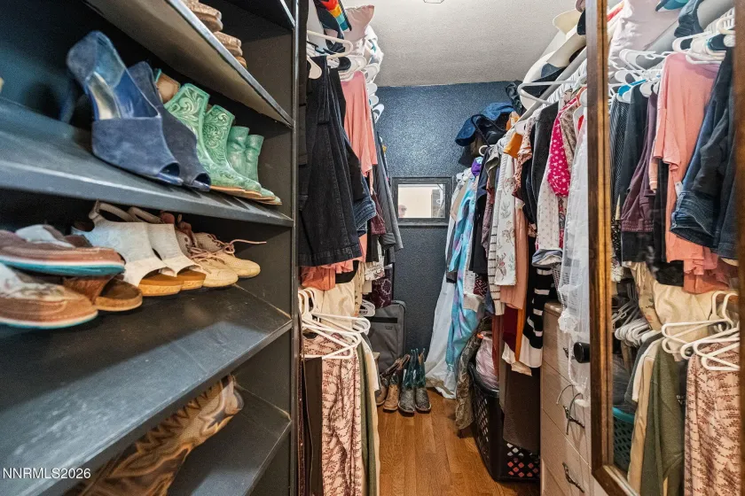 Primary closet