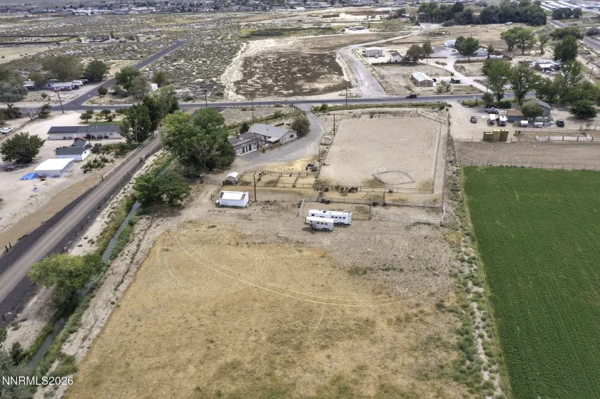137x273 roping arena. Flood irrigated pasture