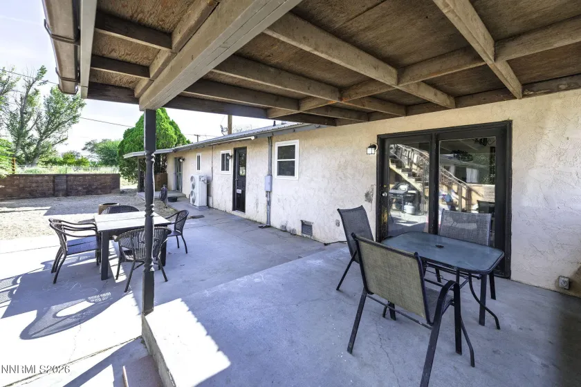 Patio between back of house & garage