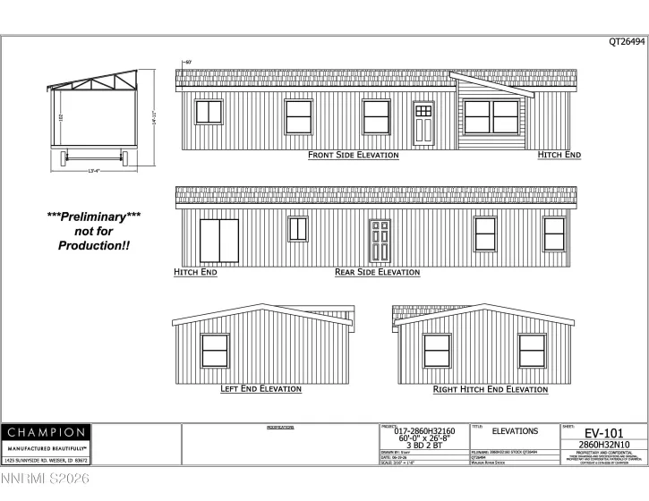 311 Chateau, Yerington, Nevada 89447, 3 Bedrooms Bedrooms, ,2 BathroomsBathrooms,Residential,Residential,Chateau,0,260012421