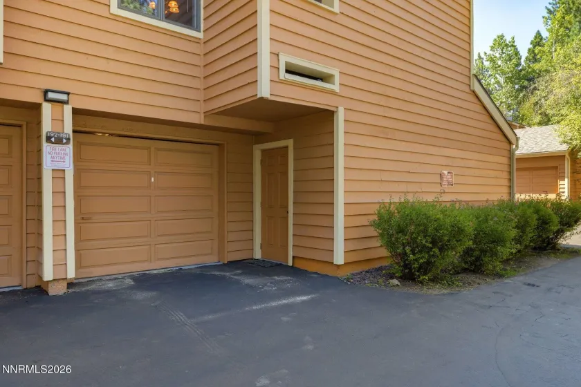 Exterior with attached garage