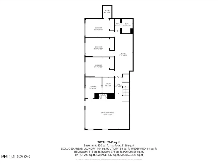 1560 Kestrel, Reno, Nevada 89509, 4 Bedrooms Bedrooms, ,3 BathroomsBathrooms,Residential,Residential,Kestrel,0,260012593