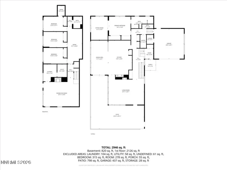 1560 Kestrel, Reno, Nevada 89509, 4 Bedrooms Bedrooms, ,3 BathroomsBathrooms,Residential,Residential,Kestrel,0,260012593