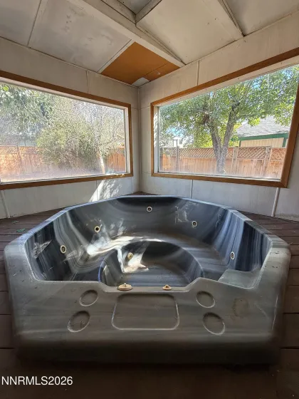 Spa in Sunroom