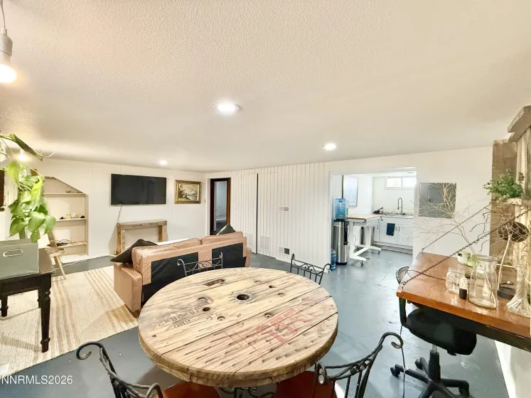 Basement dining