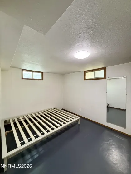 Basement bedroom