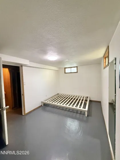 Basement bedroom