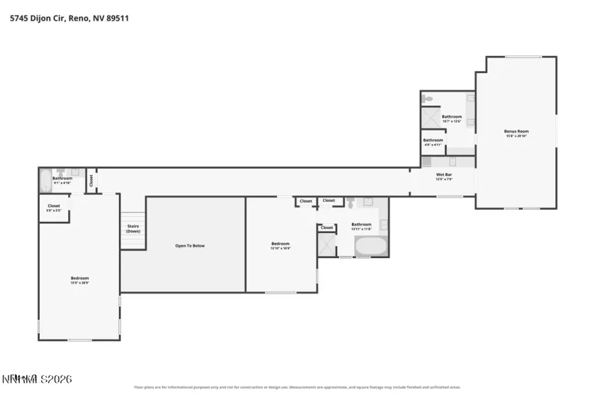 5745 Dijon, Reno, Nevada 89511, 5 Bedrooms Bedrooms, ,6 BathroomsBathrooms,Residential,Residential,Dijon,0,260012826