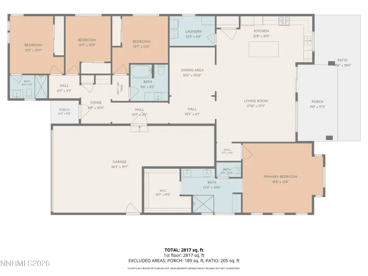 3097 Kaleidoscope, Sparks, Nevada 89436, 4 Bedrooms Bedrooms, ,3 BathroomsBathrooms,Residential,Residential,Kaleidoscope,0,260012884