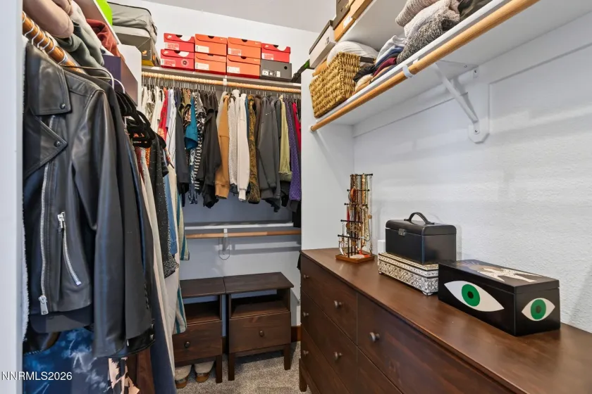 Hers primary closet