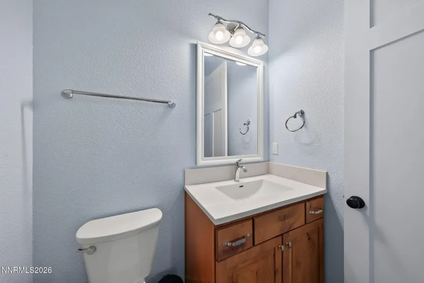 Garage bay half bath