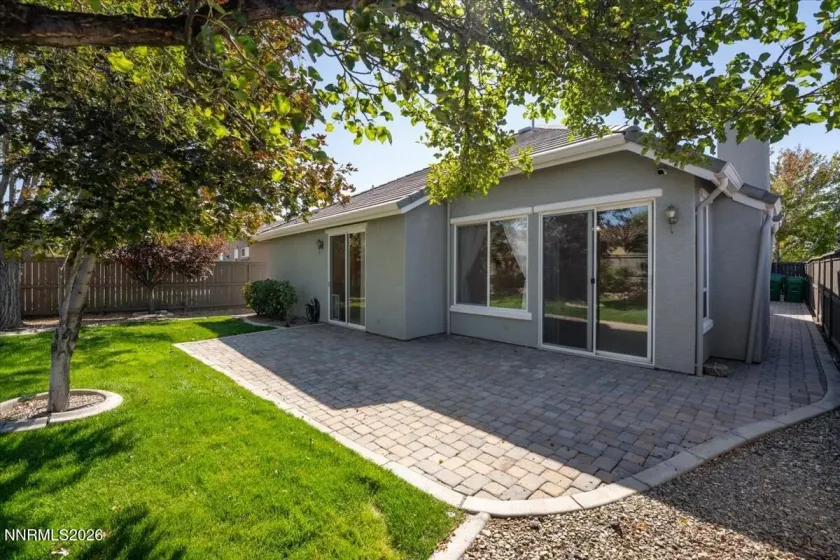 Back yard pavers