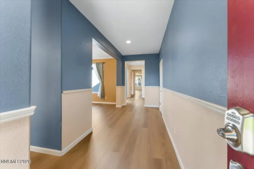 Chair railing, wainscoting look