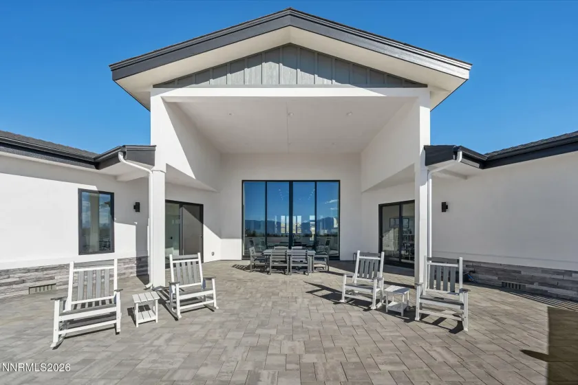 Outdoor patio off of the great room