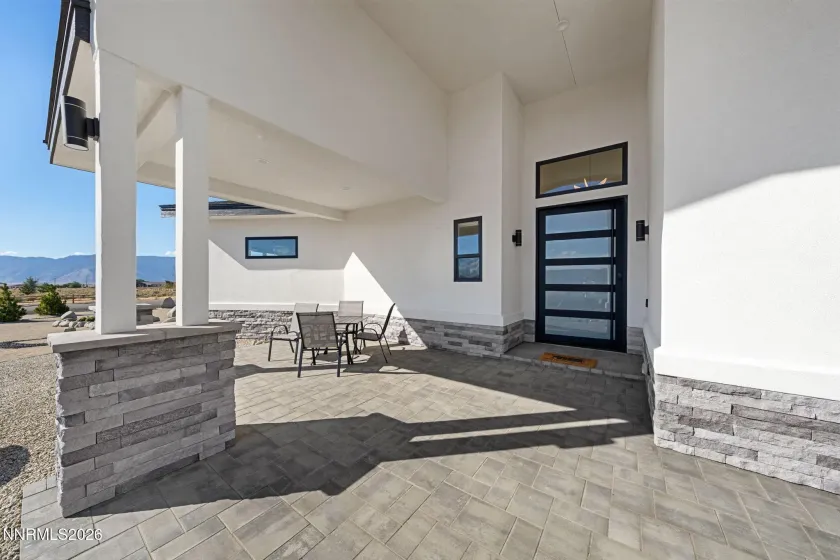 Front door patio