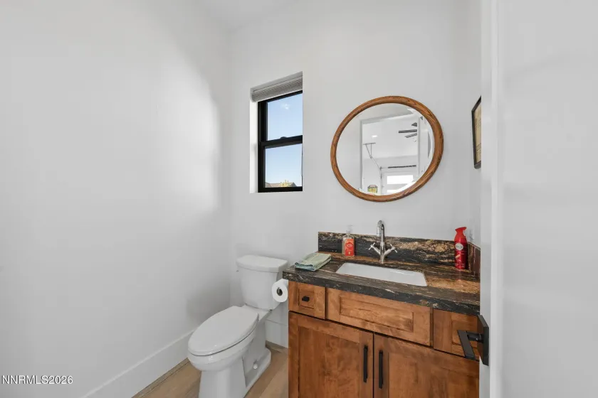 Detached garage bathroom