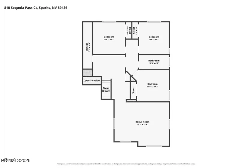 810 Sequoia Pass, Sparks, Nevada 89436, 4 Bedrooms Bedrooms, ,3 BathroomsBathrooms,Residential,Residential,Sequoia Pass,0,260013082