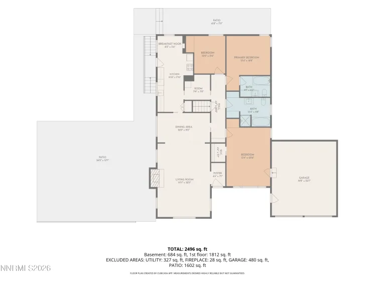 1050 Sharon, Reno, Nevada 89509, 3 Bedrooms Bedrooms, ,2 BathroomsBathrooms,Residential,Residential,Sharon,0,260013151