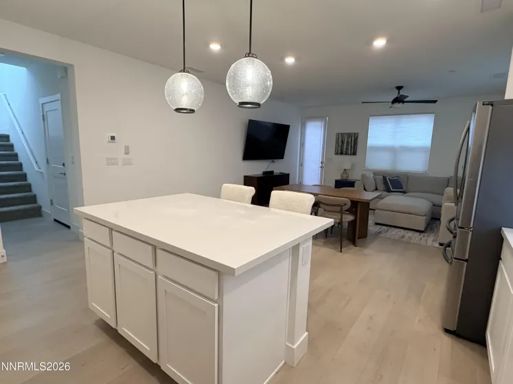 Kitchen Island & Gathering Space