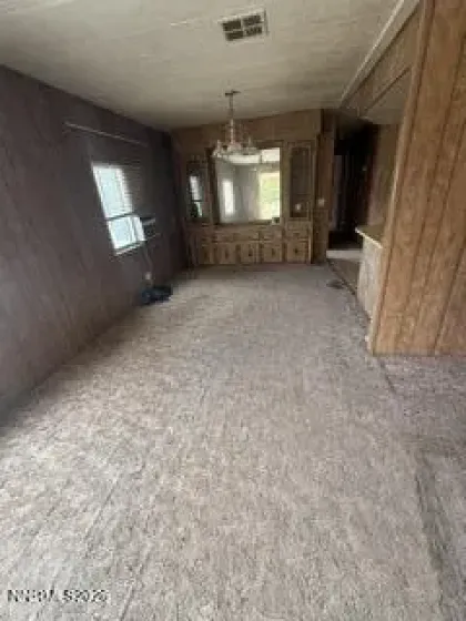 Dining area with built in hutch