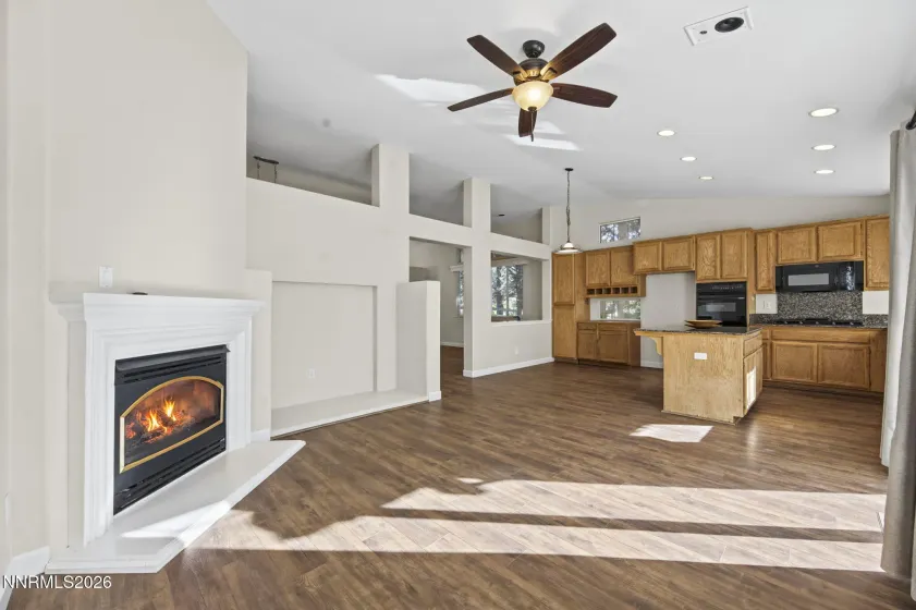 family room / kitchen