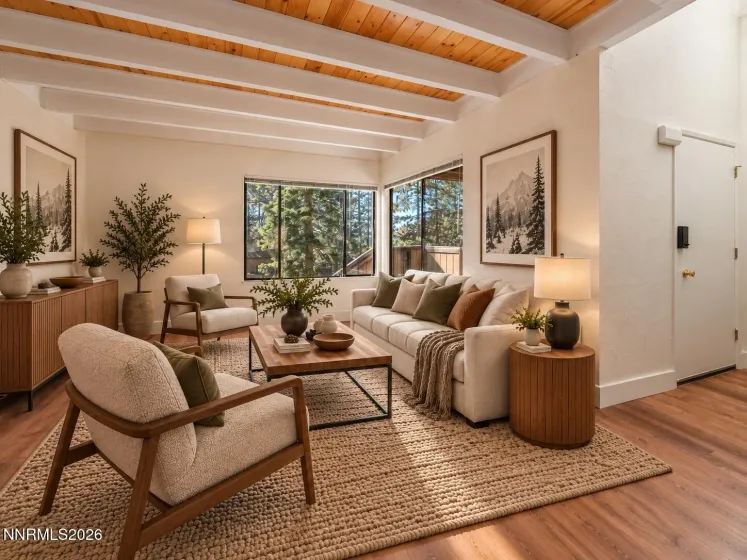 Living Room - Virtually Staging