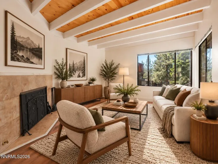 Living Room - Virtually Staging
