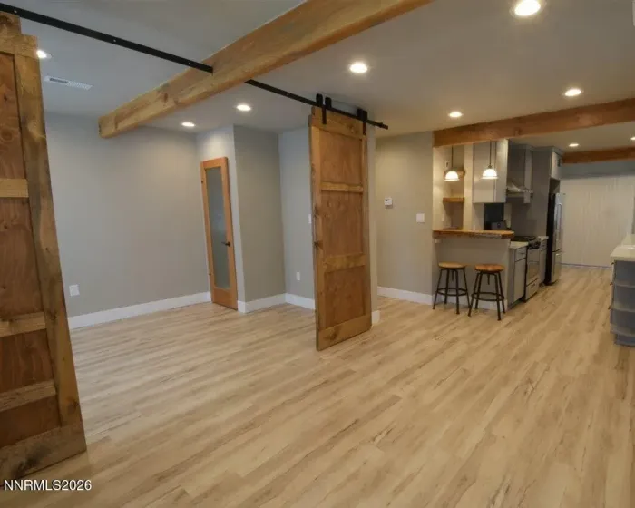 Shown with doors on