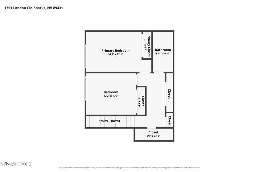 Bedroom Level: Bedrooms, Full Bath, Storage