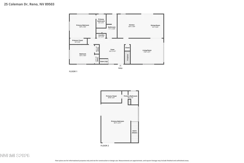 25 Coleman, Reno, Nevada 89503, 3 Bedrooms Bedrooms, ,3 BathroomsBathrooms,Residential,Residential,Coleman,0,260013540