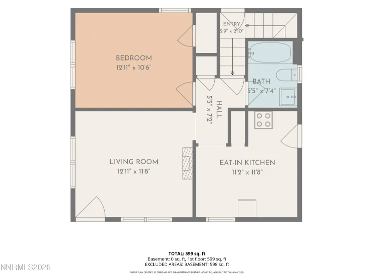 623 2nd, Reno, Nevada 89502, 1 Bedroom Bedrooms, ,1 BathroomBathrooms,Residential,Residential,2nd,0,260013601